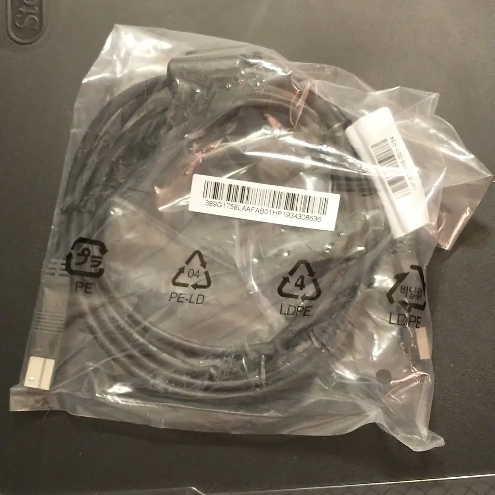 HP Accessory Hotron SuperSpeed USB 3.0 Cable AM-BM 1.8M-BLACK- HP 917468-0011934
